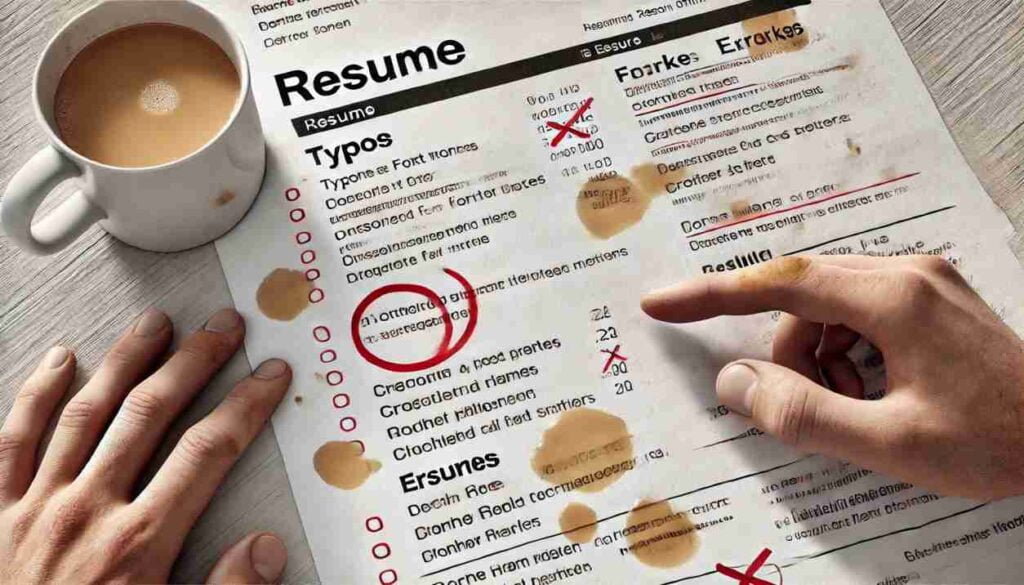 resume writing typo2